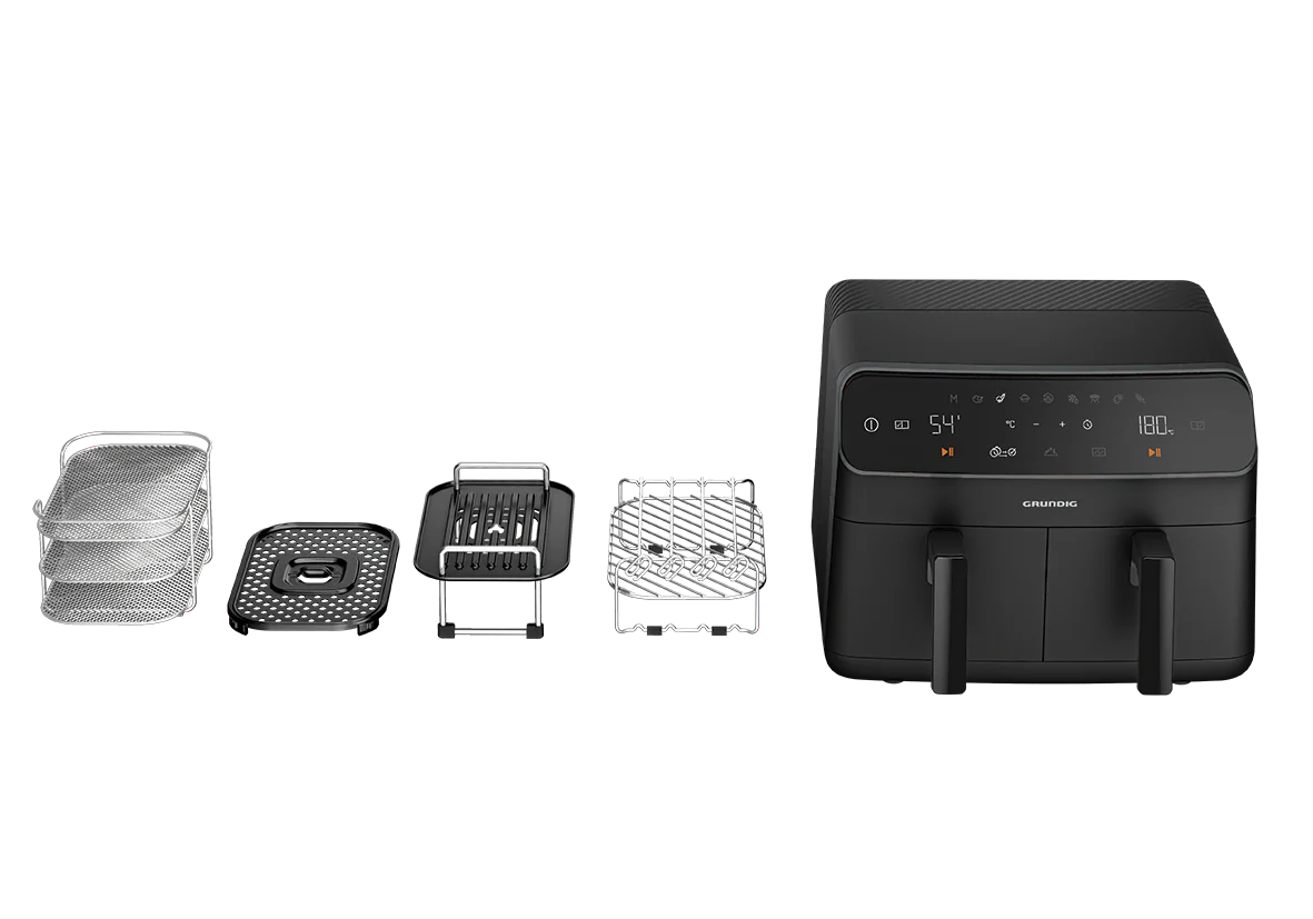 Grundig FR 7284 Airfit Twin Double Airfryer 8.5 lt Oil Free Fryer