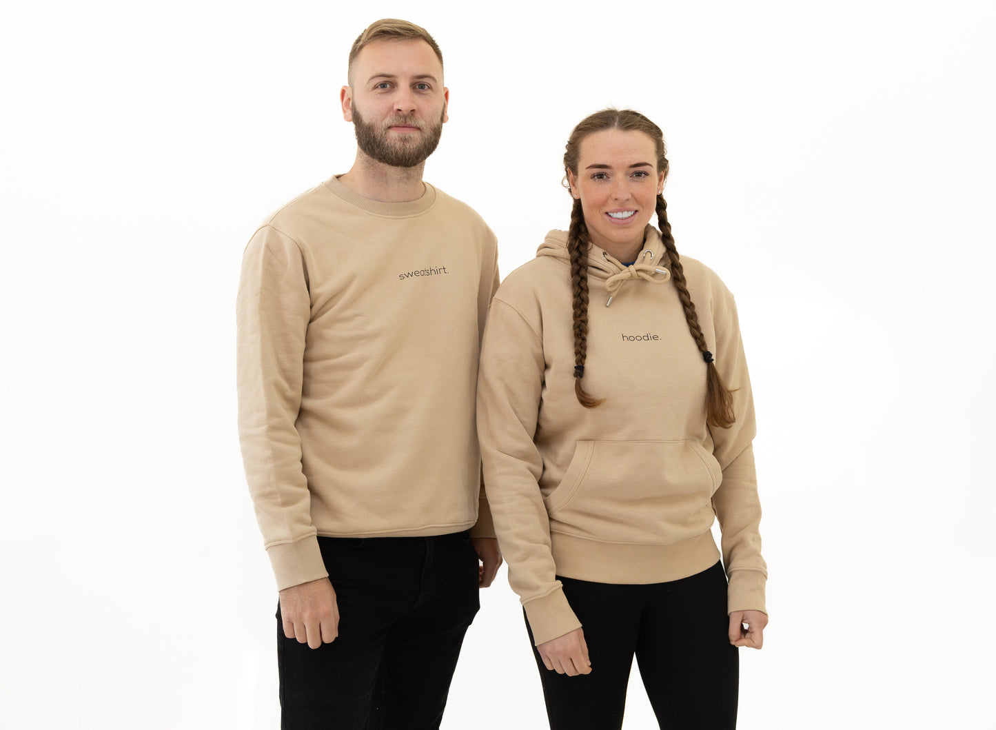 simple. sweatshirt. desert-sand.