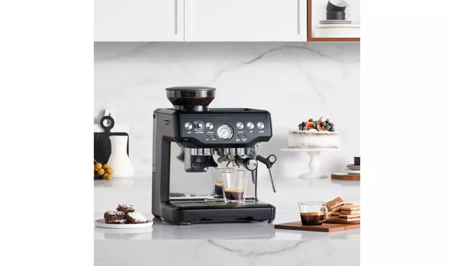 Sage Barista Express Impress Espresso Machine - Black Truffle