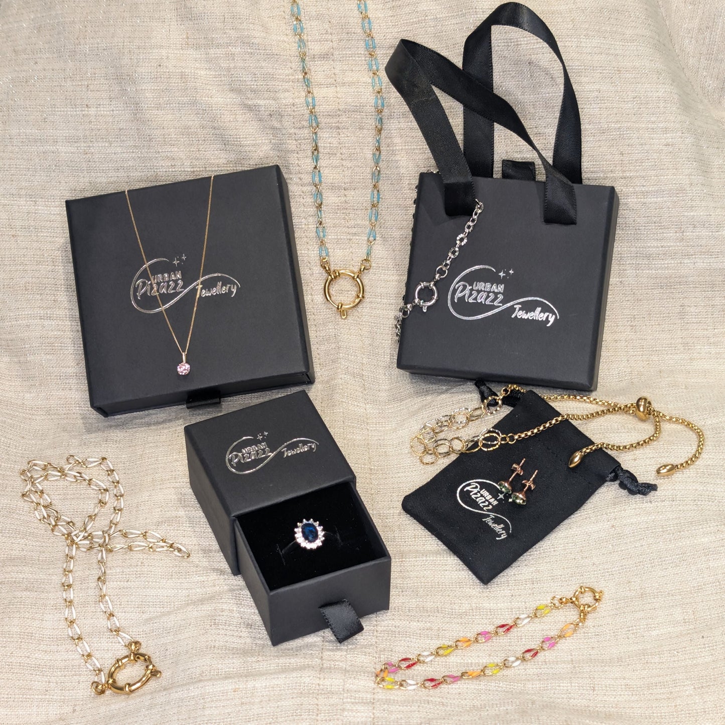 March Cubic Zirconia Birthstone Stud Earrings