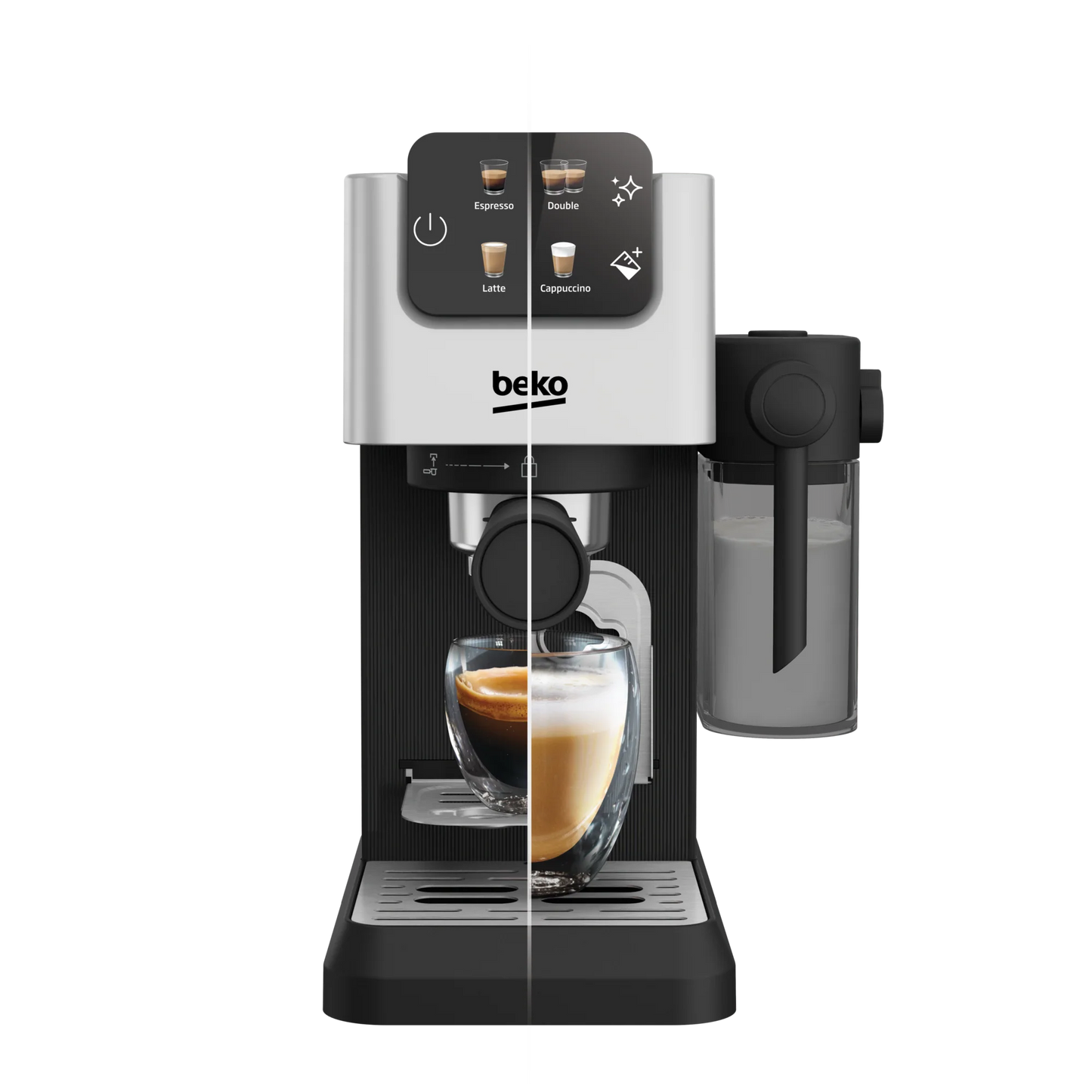 Beko CEP5304X CaffeExperto Manual Espresso with Integrated Milk