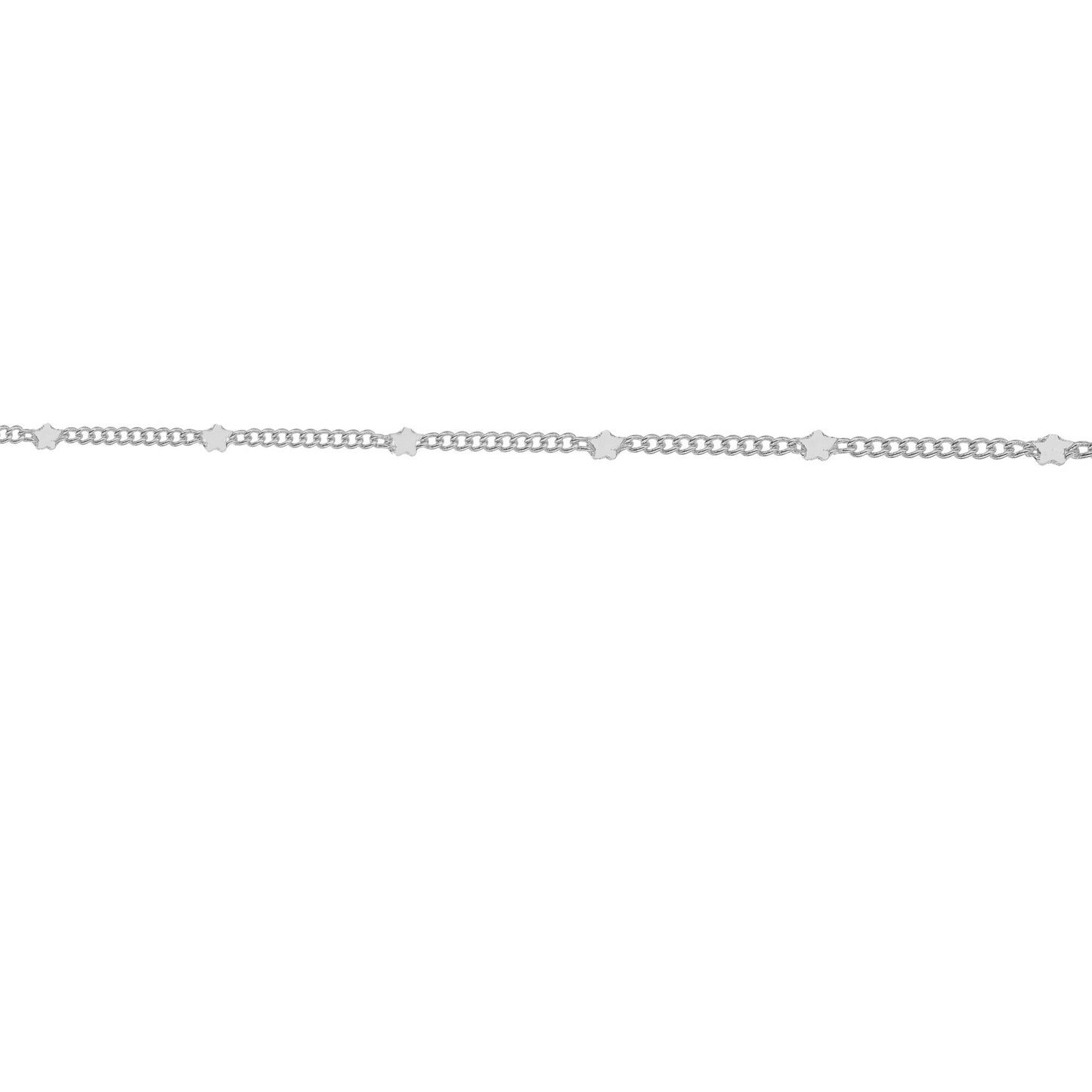 Star Dainty Chain Silver Necklace