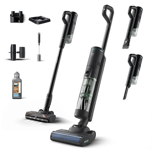 Philips 7000 Series AquaTrio XW7263/11 Cordless Wet & Dry Vacuum Cleaner (Black)