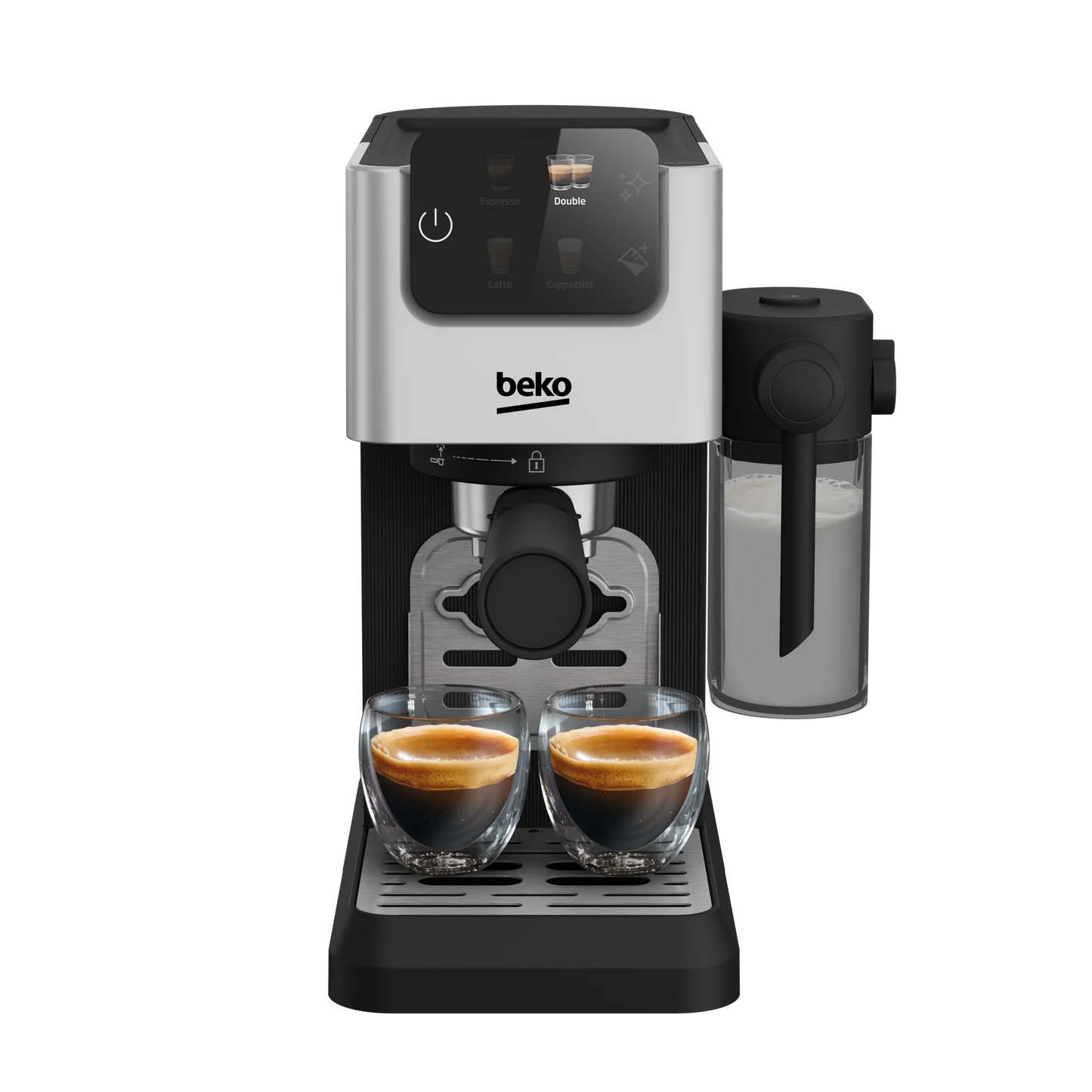 Beko CEP5304X CaffeExperto Manual Espresso with Integrated Milk