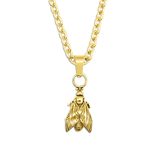 Fly Gold Necklace