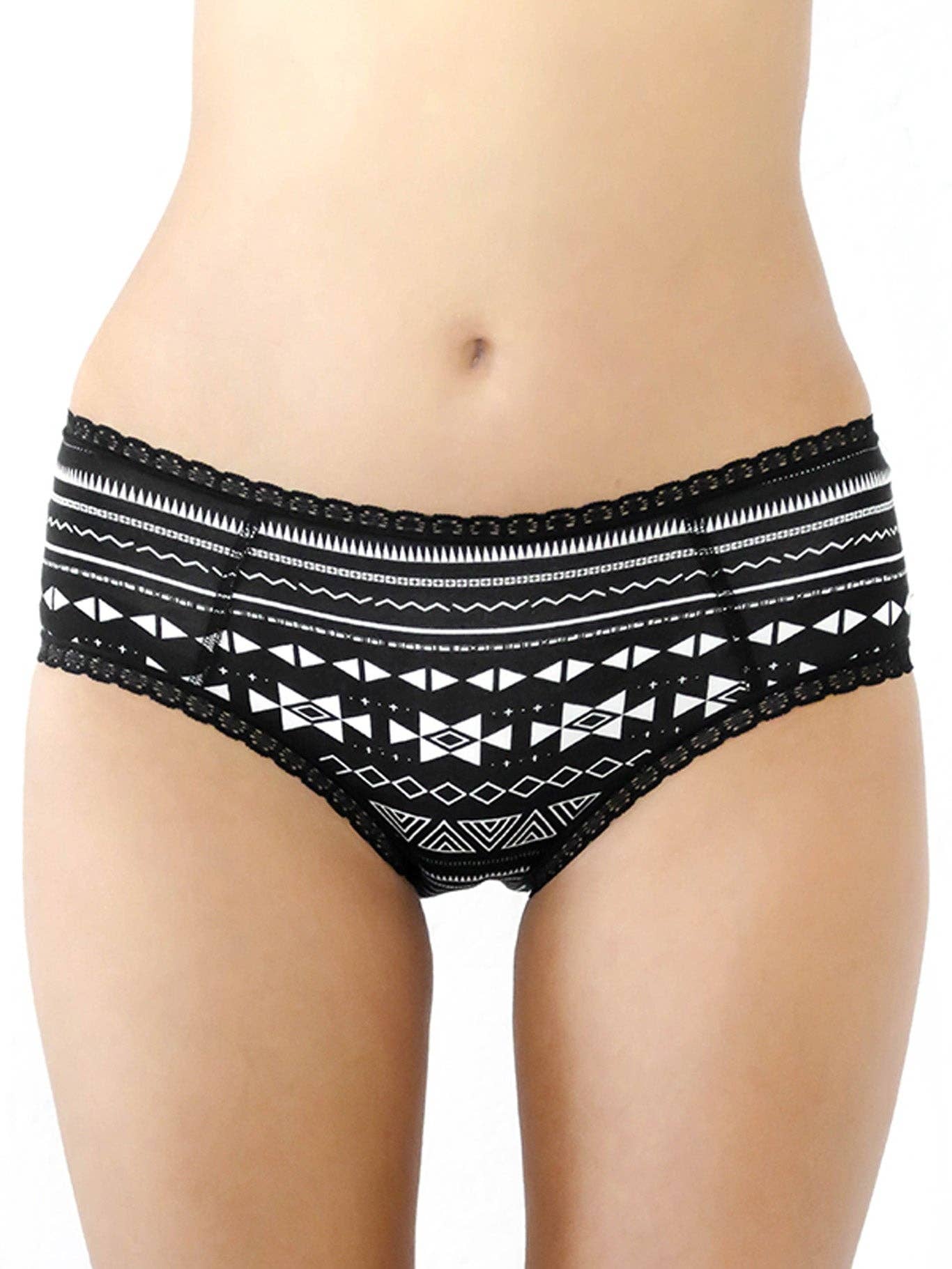 Organic Hipster Briefs with Lace