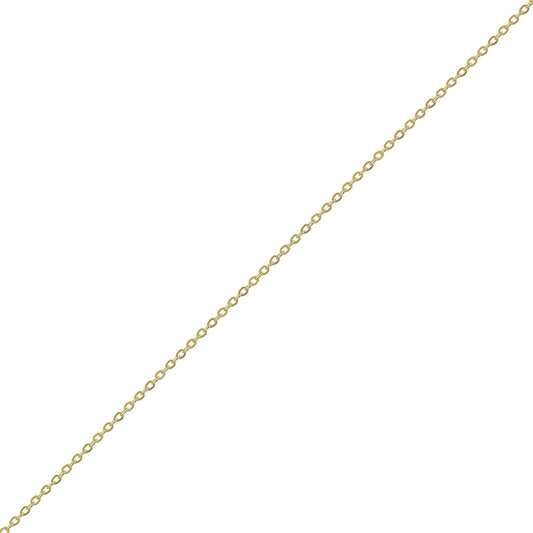 9ct Gold Diamond Cut Cable Chain