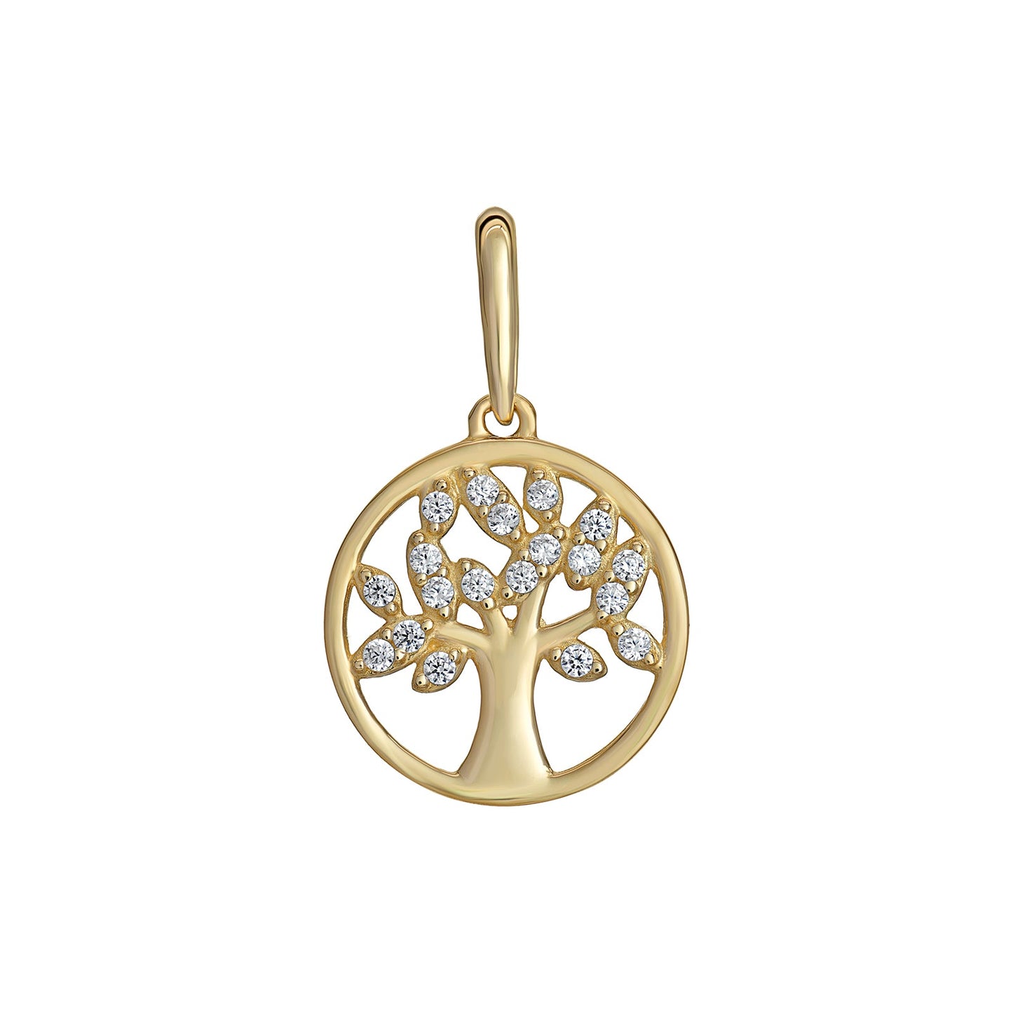 Tree Of Life CZ Pendant Necklace