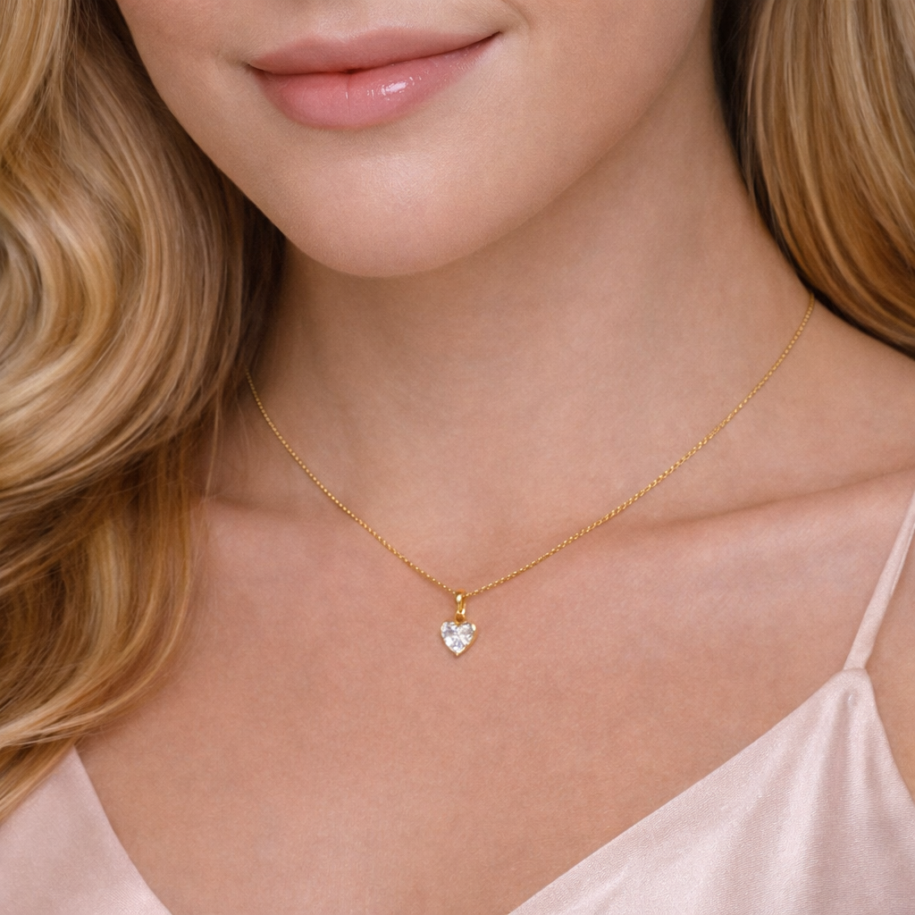 Dainty Heart Pendant Necklace