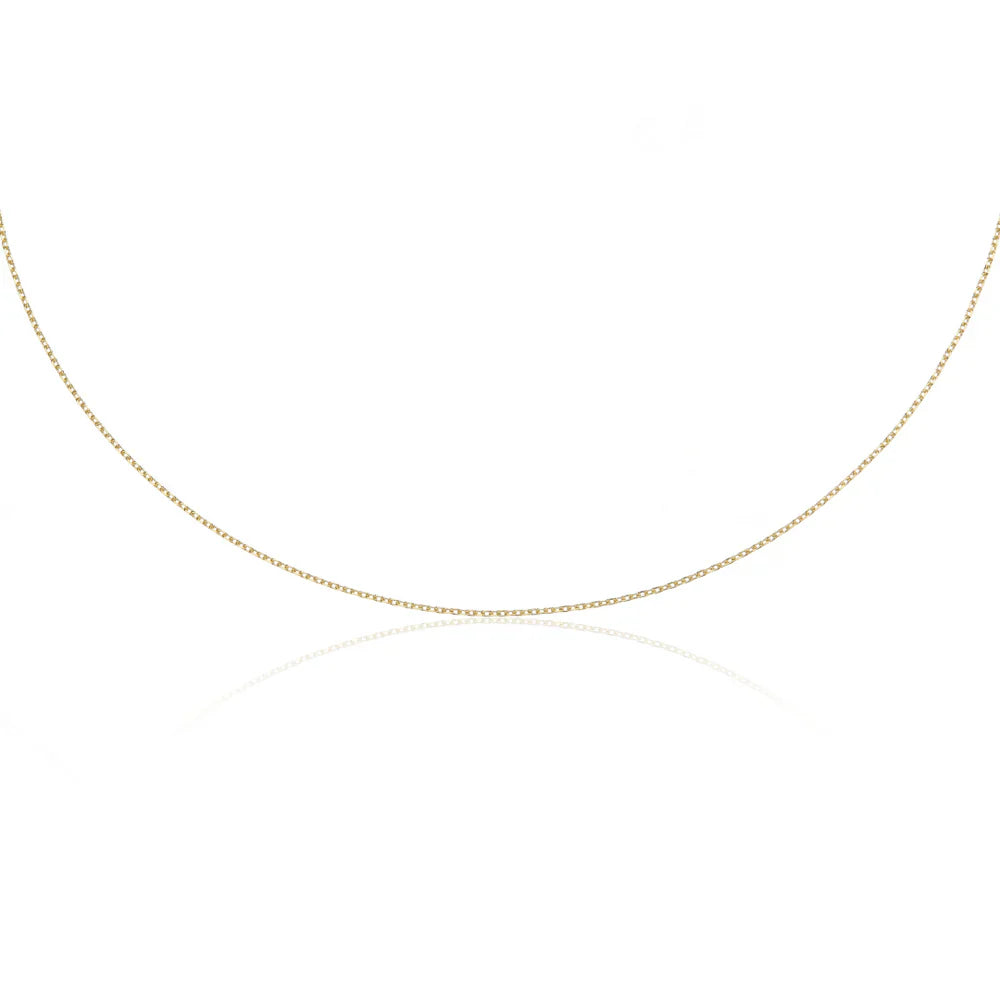 9ct Gold Micro Round Belcher Chain