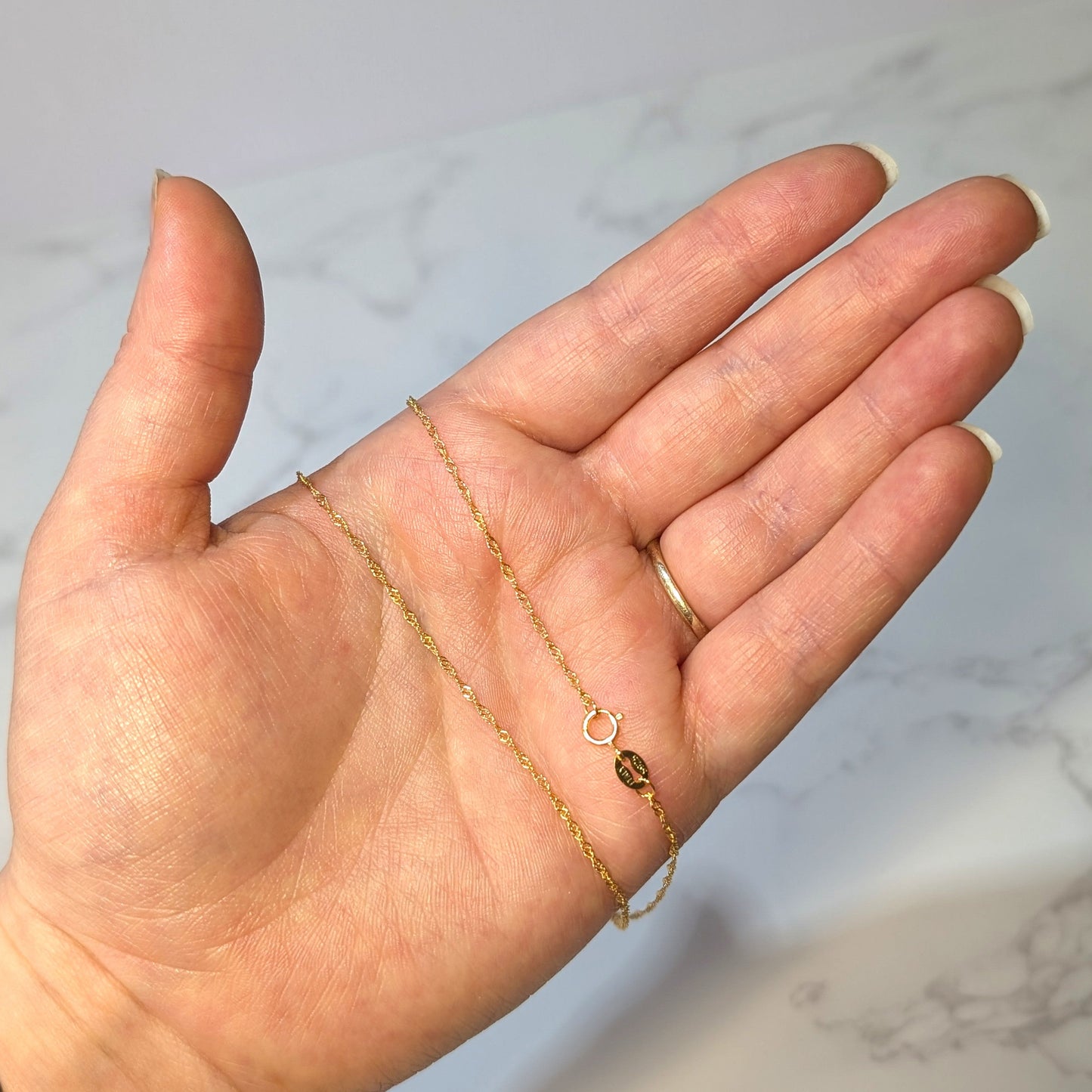 Ava 1.2mm Singapore Chain