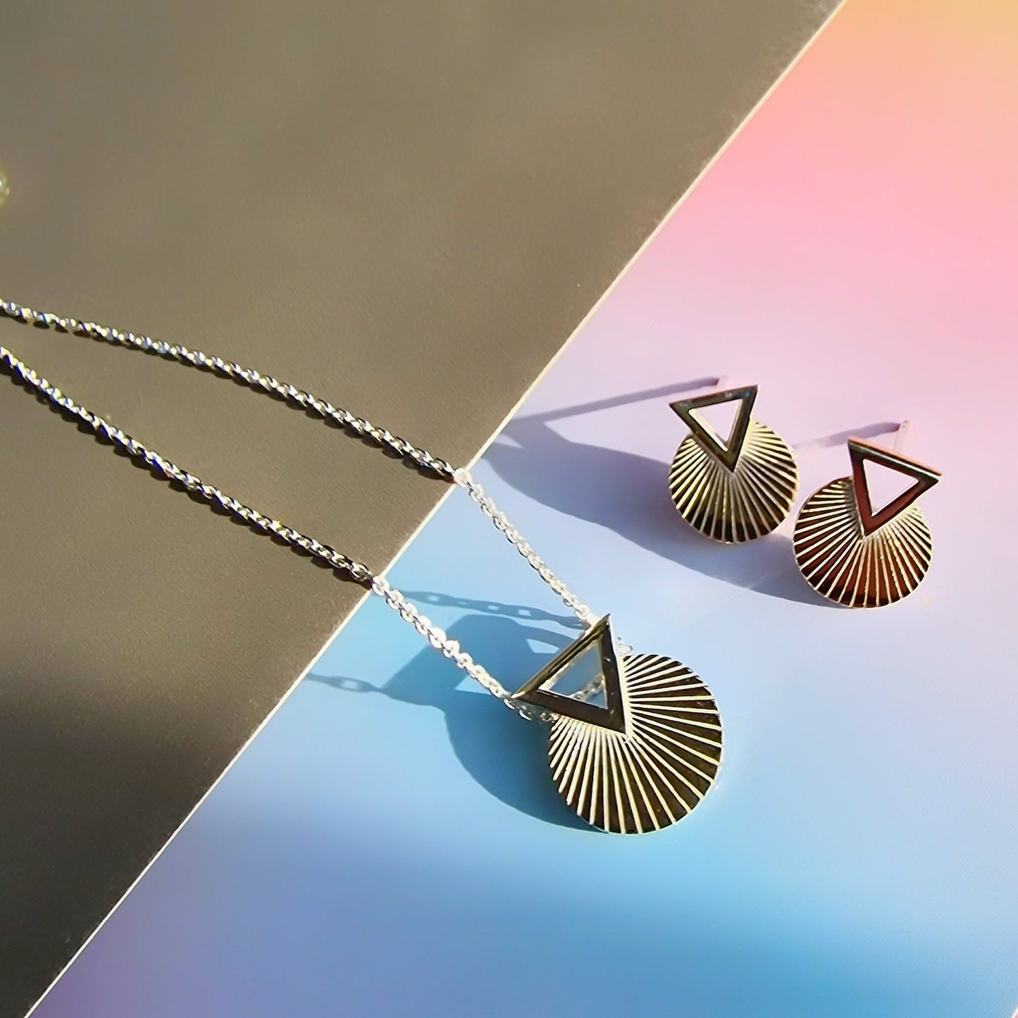 Art Deco Sterling Silver Chain Necklace