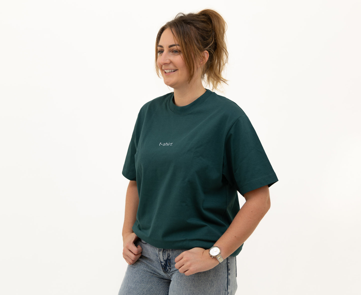 simple. t-shirt. glazed-green.