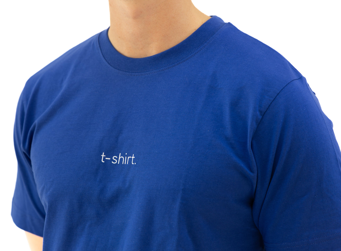 simple. t-shirt. worker-blue.