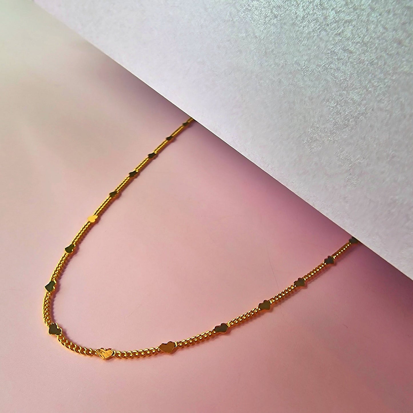 Heart Dainty Chain Gold