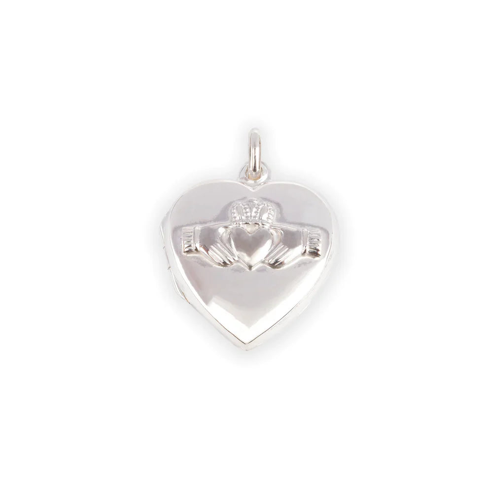 Claddagh Heart Locket With Necklace