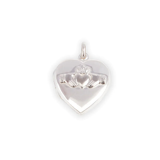 Claddagh Heart Locket With Necklace