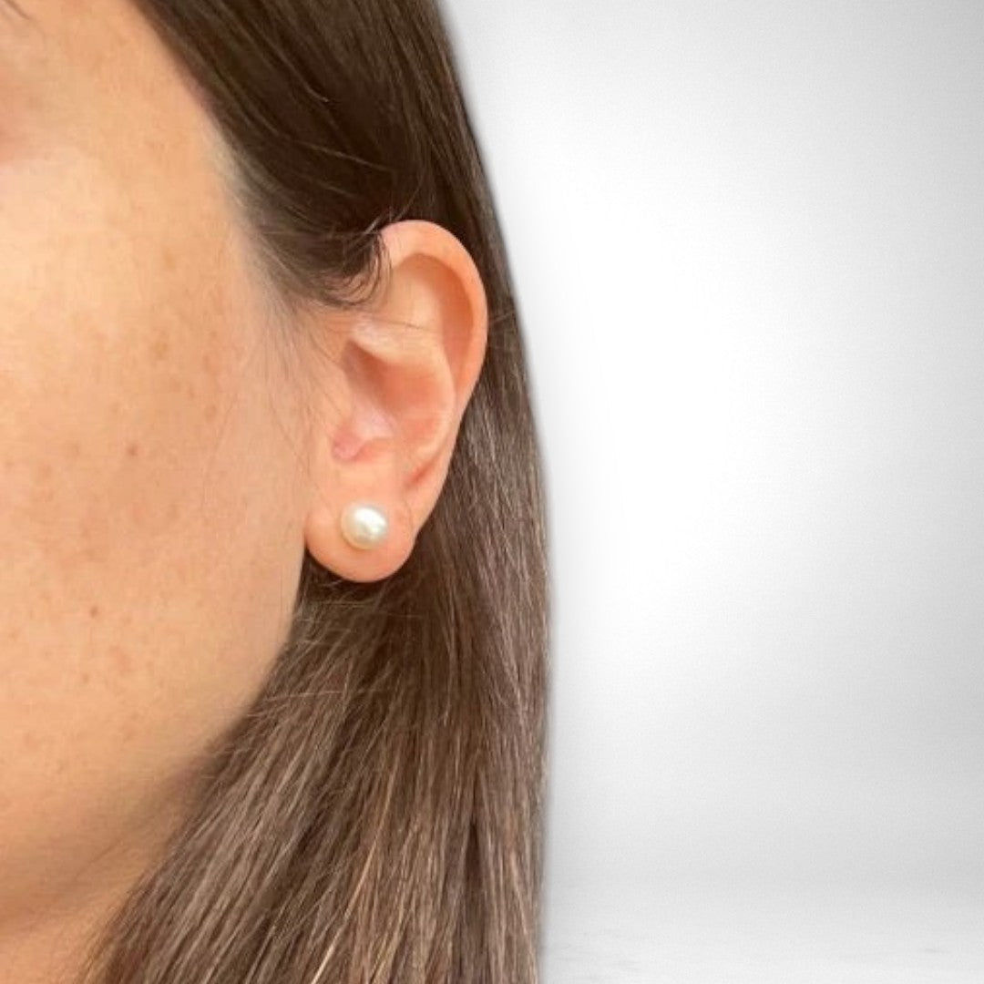 Classic Pearl Stud Earrings