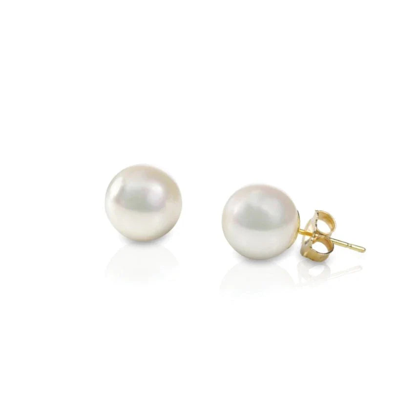 Classic Pearl Stud Earrings