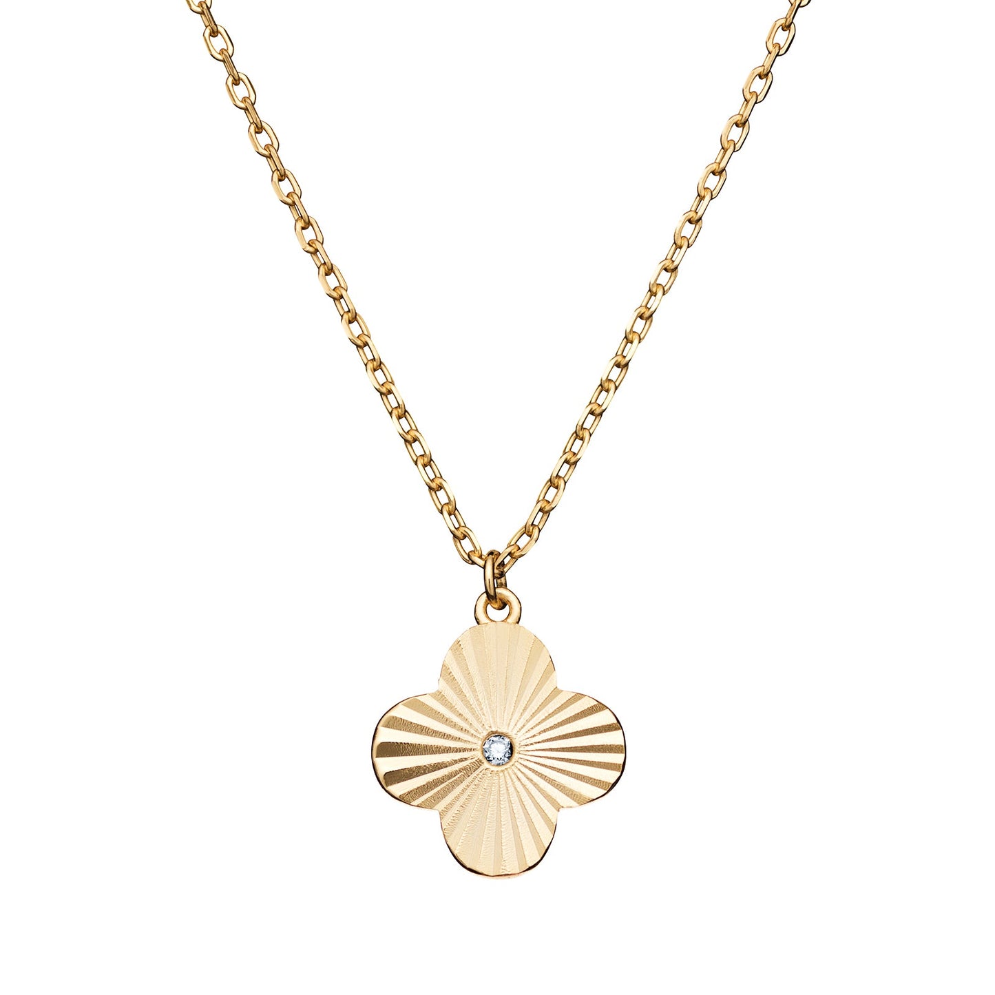 Clover Sunburst Necklace