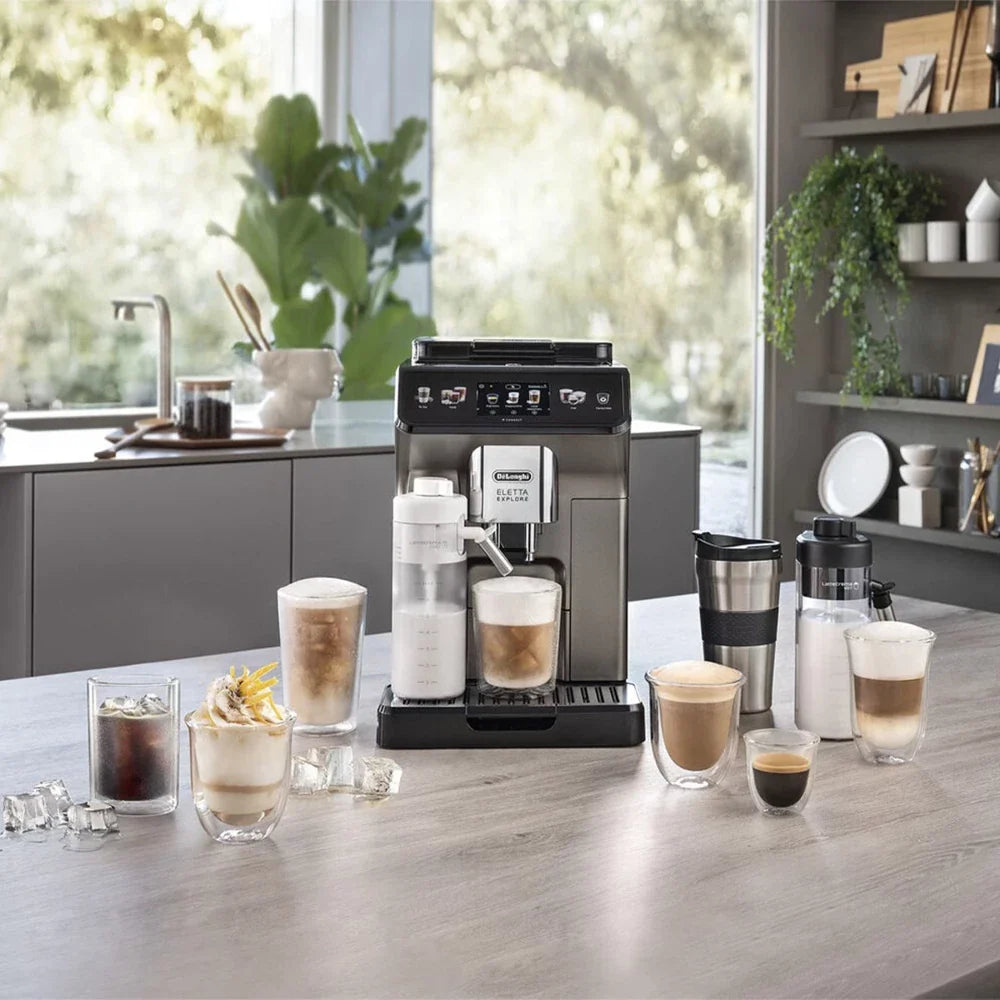 DeLonghi Eletta Explore ECAM450.86.T Smart Bean to Cup Coffee Machine - Silver