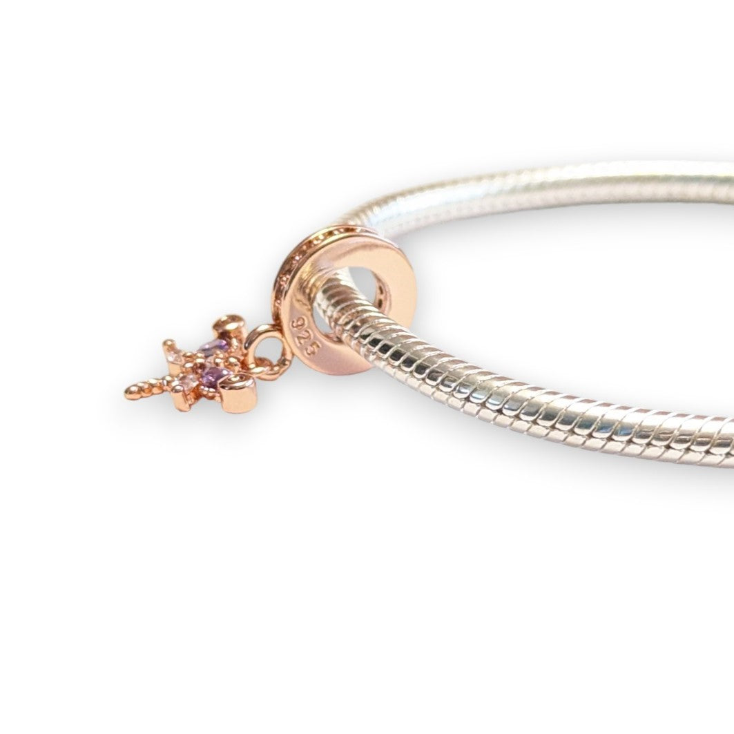 Dainty Cubic Zirconia Butterfly Charm