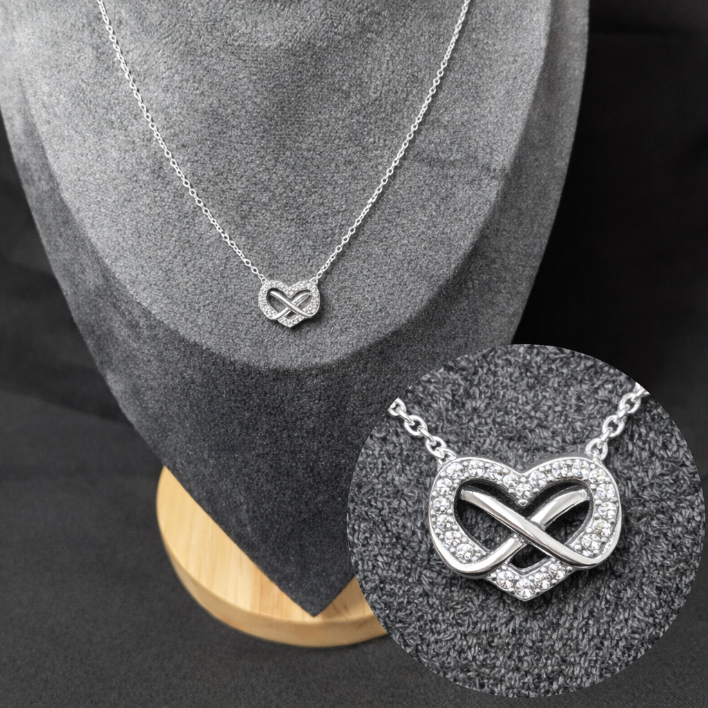 Dainty Infinity Heart Necklace