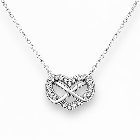 Dainty Infinity Heart Necklace