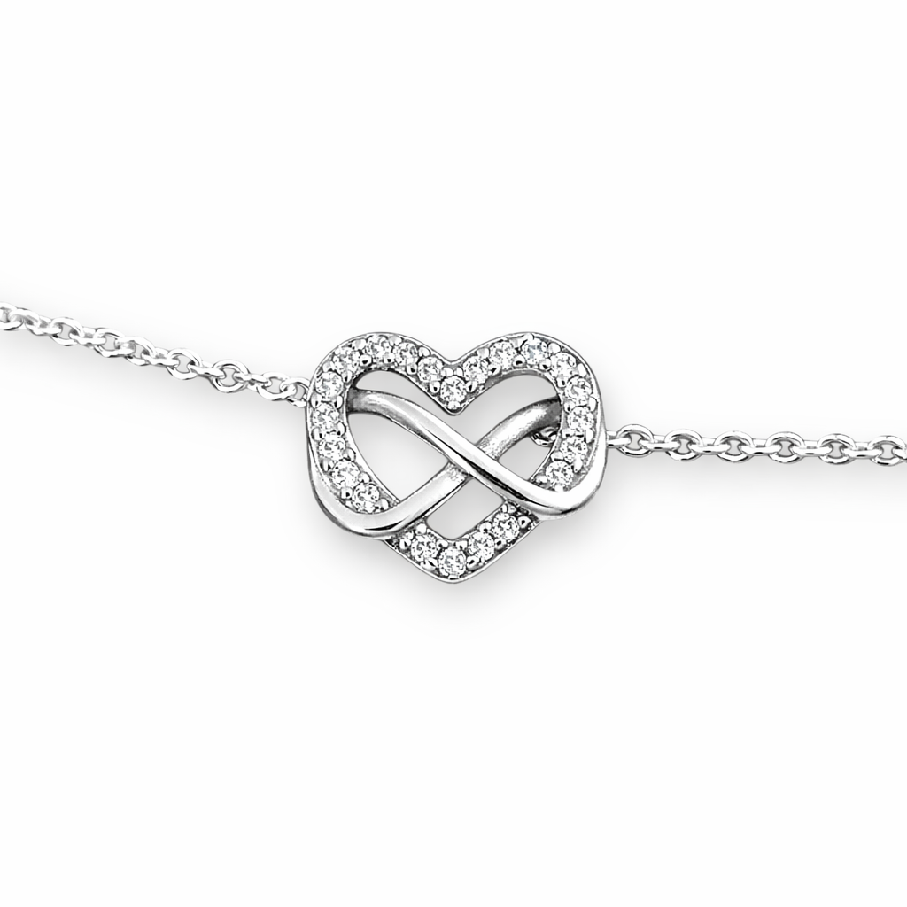 Dainty Infinity Heart Necklace
