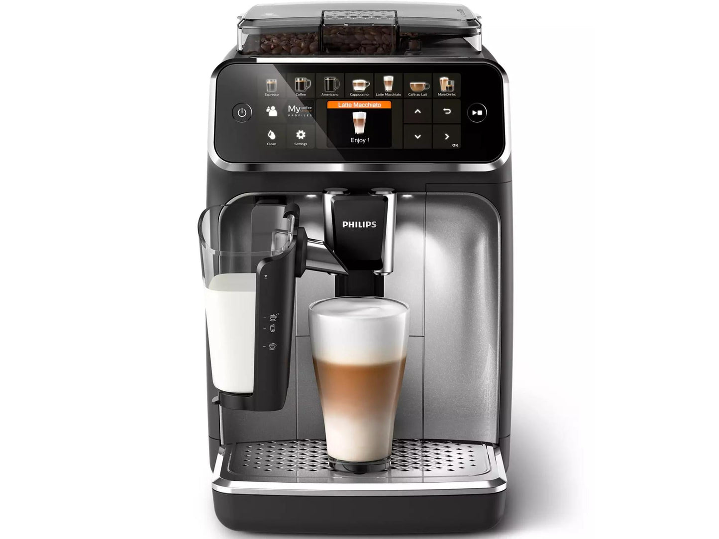 Philips LatteGo EP5446/70 Bean to Cup Coffee Machine - Black