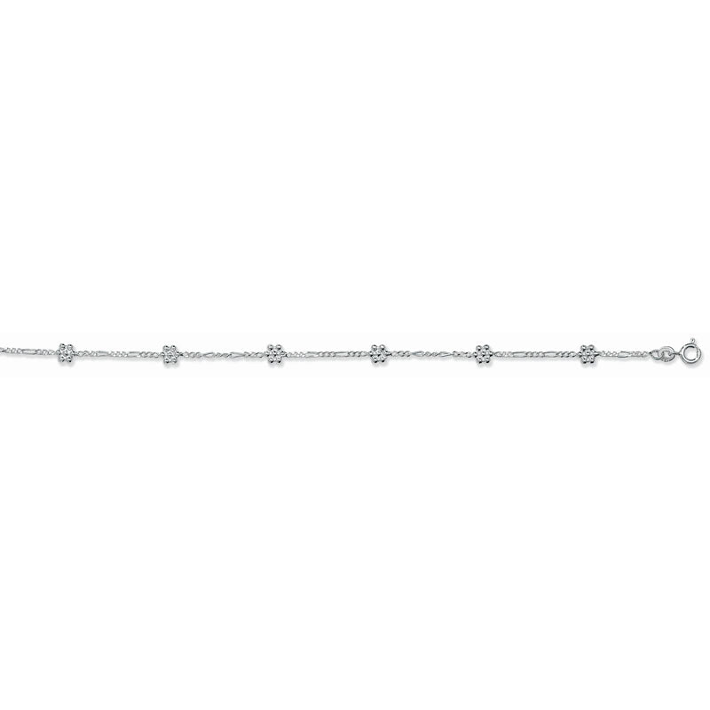 Flower Satellite Anklet