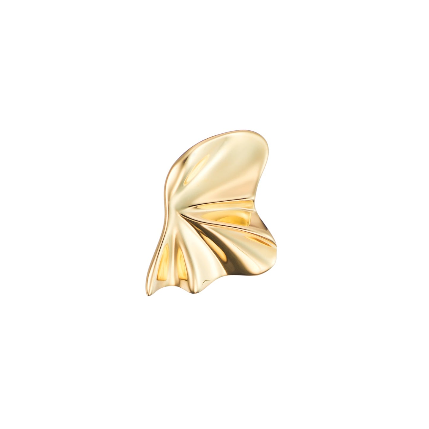 Fluid Wave Pendant Necklace