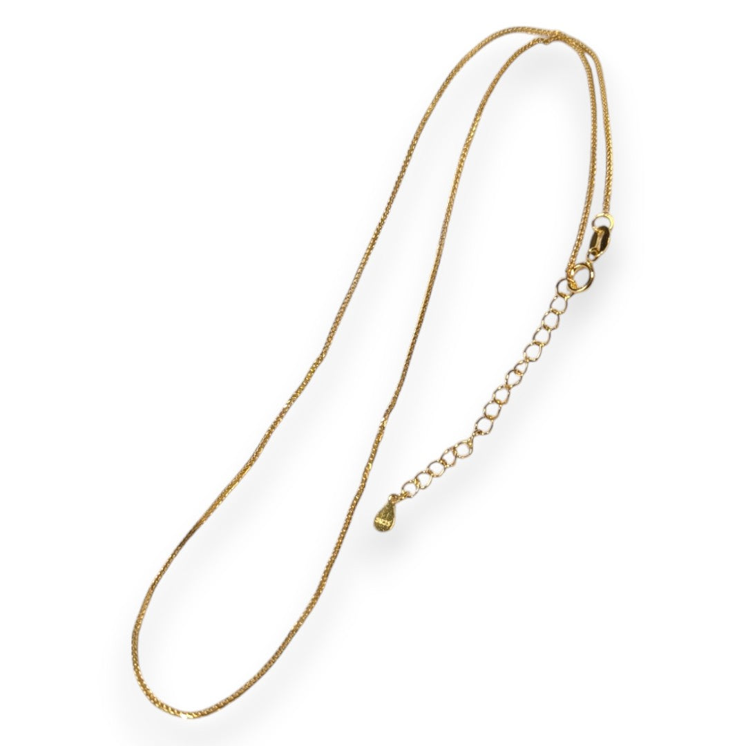 Freya 1mm Wheat Chain