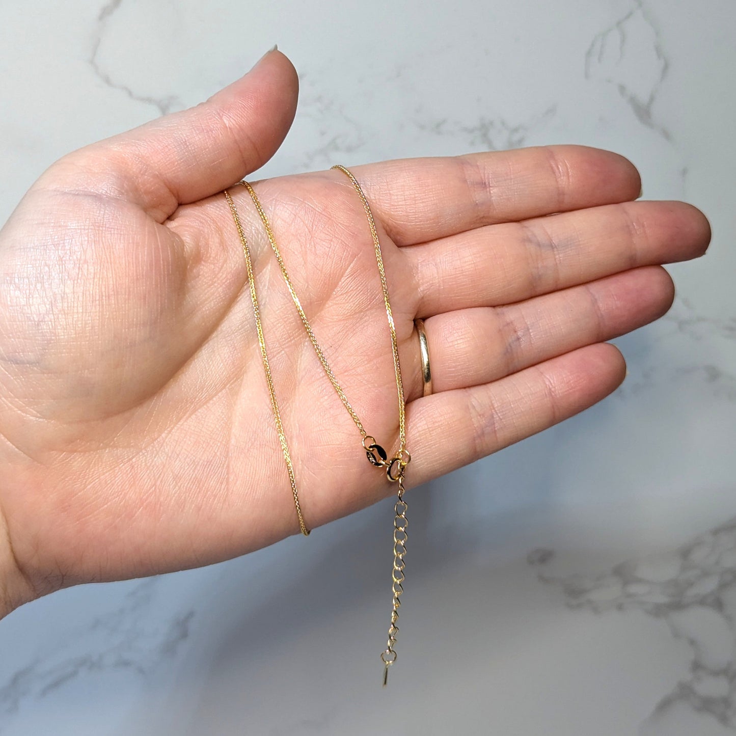 Freya 1mm Wheat Chain