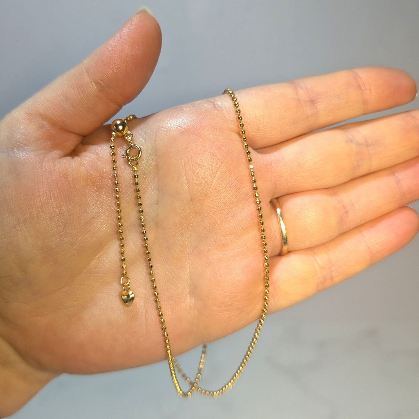 Arabella 1mm Ball Chain Necklace