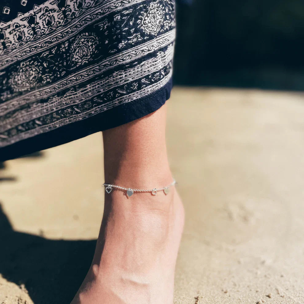 Heart Drop Anklet