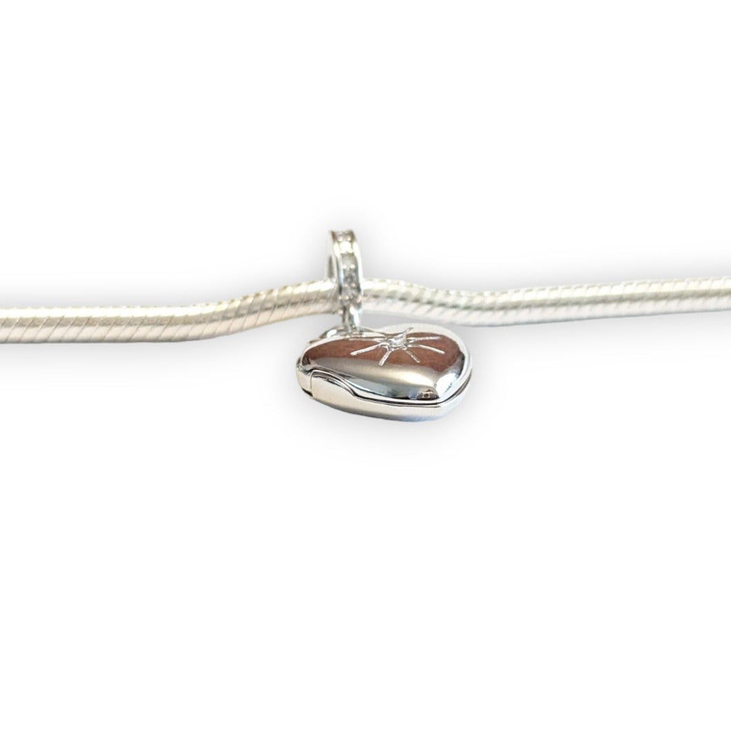 Heart Locket Dangle Charm