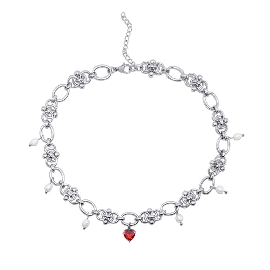 Scarlet Grace Pearl Choker