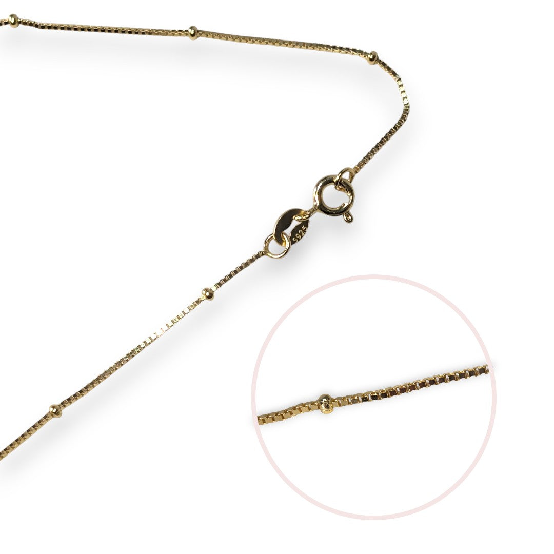 Isabelle 1mm Satellite Box Chain