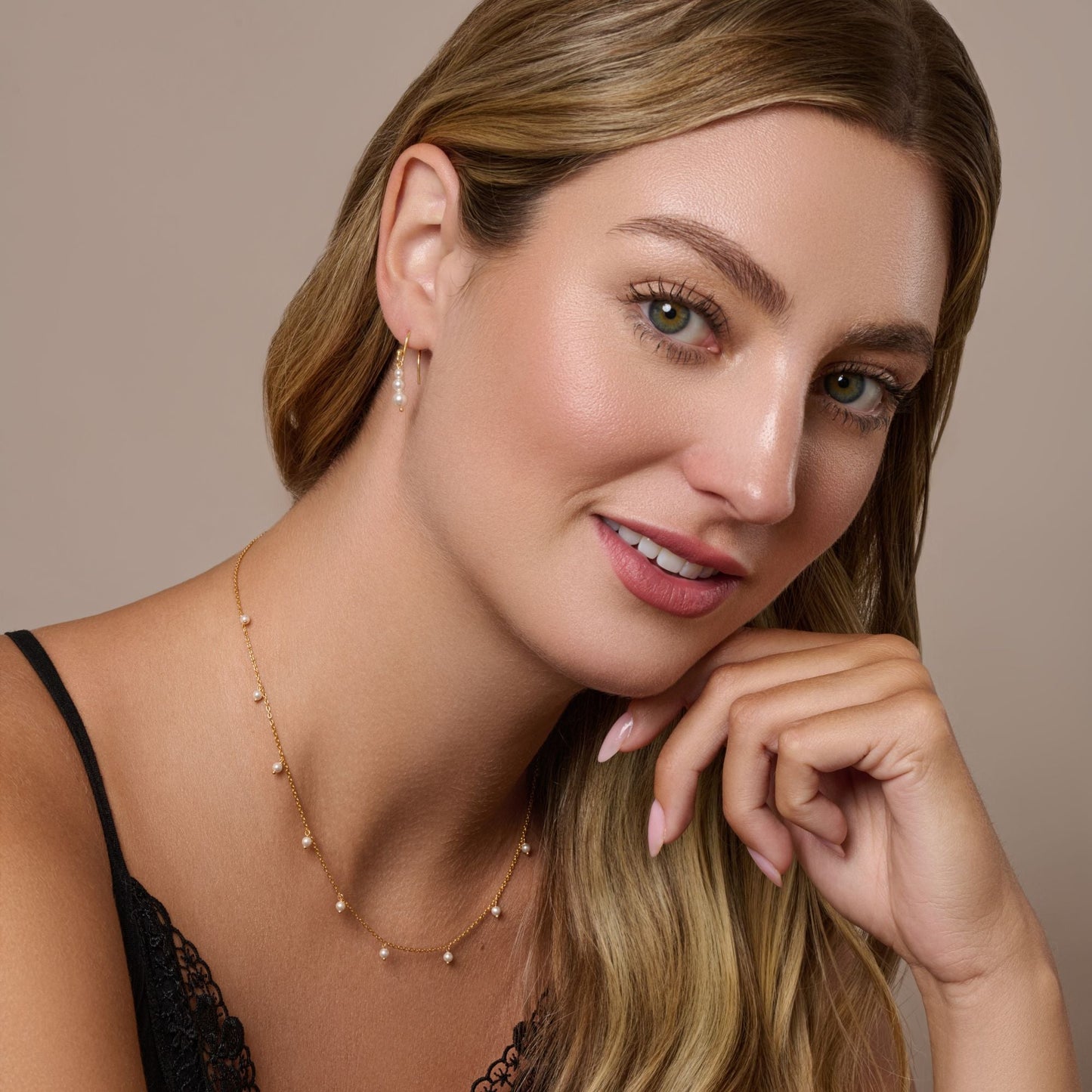 Jasmine Pearl Drop Earrings