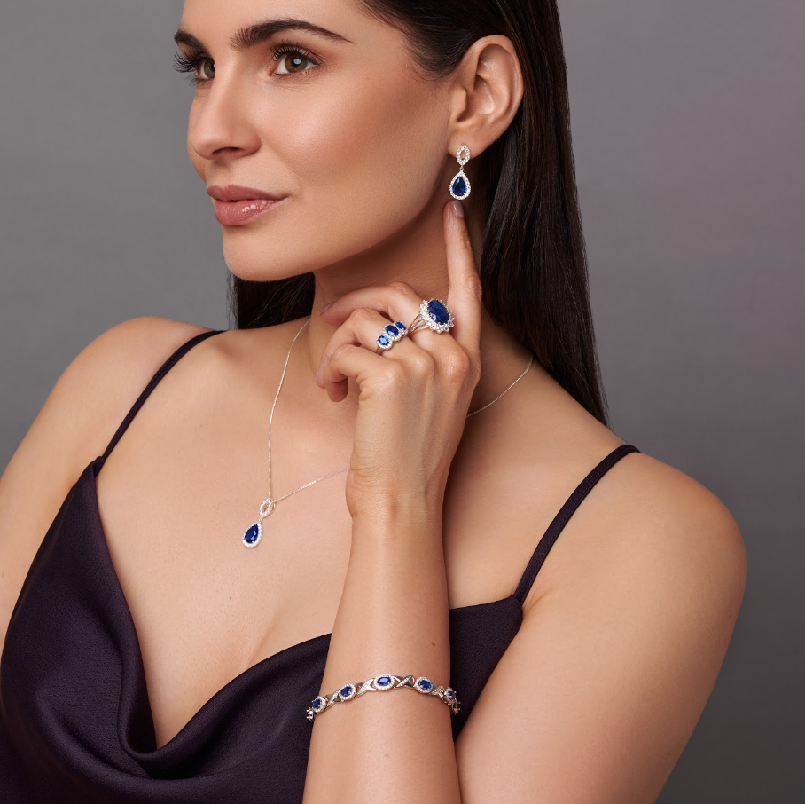 Luxury Sapphire Cubic Zirconia Bracelet