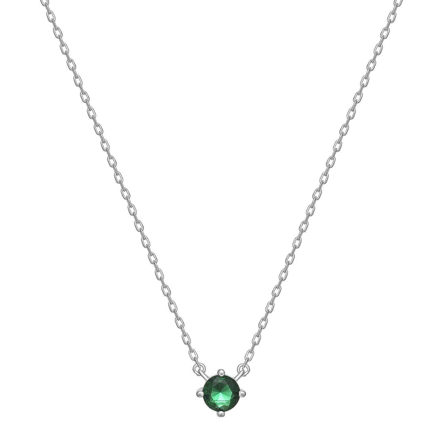Lyla Emerald CZ Necklace