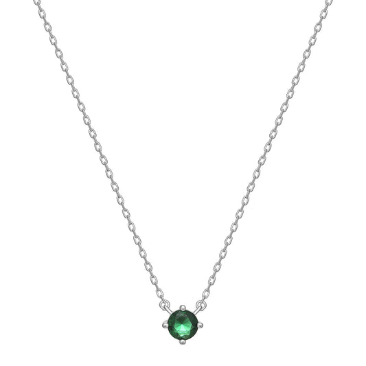 Lyla Emerald CZ Necklace