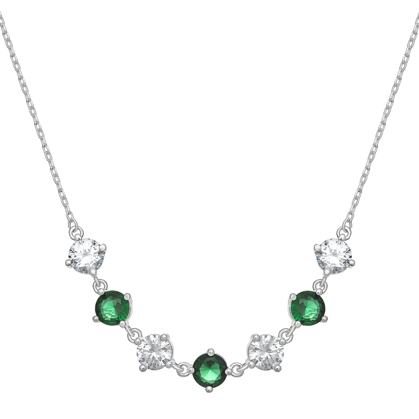 Lyla Emerald CZ Party Necklace