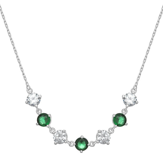 Lyla Emerald CZ Party Necklace