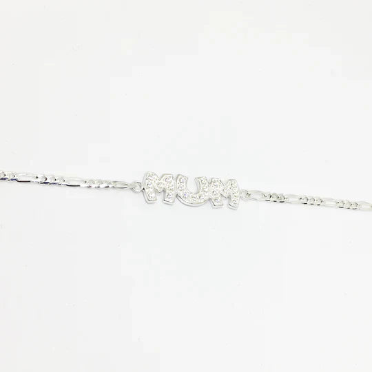 Mum Cubic Zirconia Bracelet