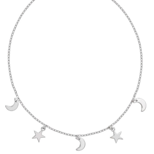 Moon & Star Necklace