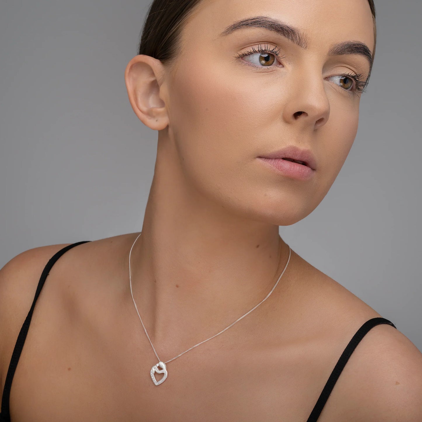 Mother & Child Heart Pendant