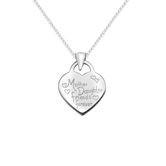 Mother & Daughter Pendant Necklace