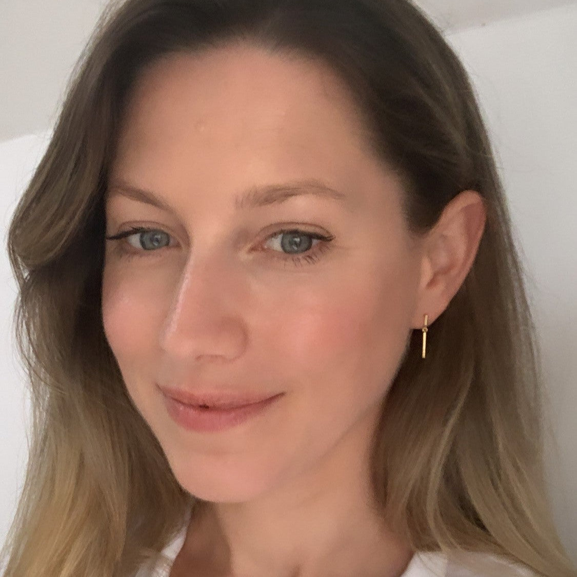 Minimalist Silver Bar Pendant Necklace